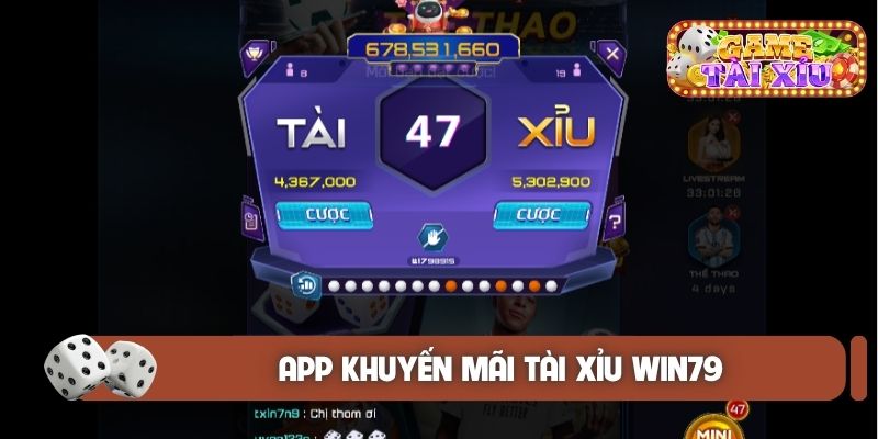 app khuyến mãi Tài Xỉu Win79