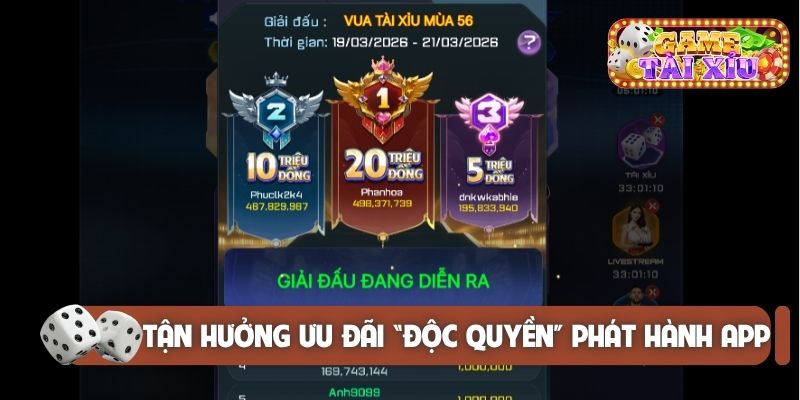 Tận hưởng ưu đãi “độc quyền” phát hành trên app